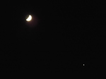 2019.10.04 19:30 長月の六の月と木星