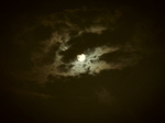 旧盆の十五夜の小望月