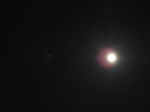 火星と十六夜の満月