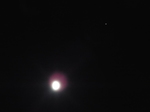 十二夜の月と火星　2020.11.26 18:42
