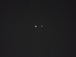 大接近の木星と土星　2020.12.22 17:14
