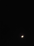 神無月・上弦の月と火星