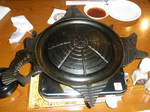 北海道を型どったジンギスカン鍋